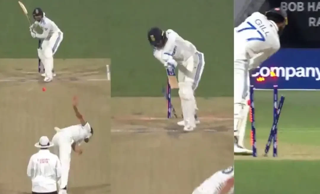 AUS vs IND [WATCH]: Mitchell Starc cleans up Shubman Gill with a toe-crushing yorker on Day 2 of Pink Ball Test