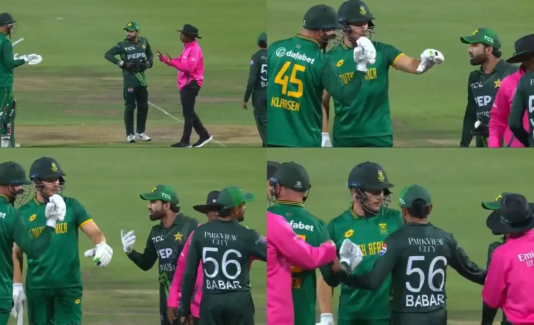 WATCH: Mohammad Rizwan engages in war of words with Heinrich Klaasen and David Miller in 2nd ODI – SA vs PAK