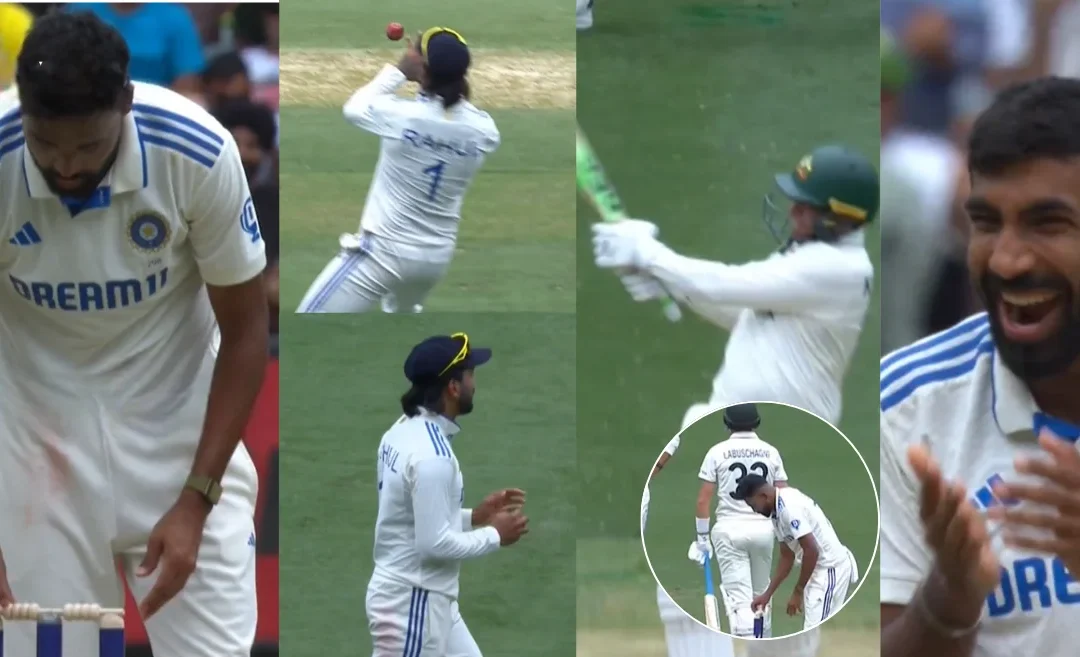 WATCH: Mohammed Siraj’s bail-switching ritual brings good fortune for Jasprit Bumrah on Day 1 of the AUS vs IND 4th Test