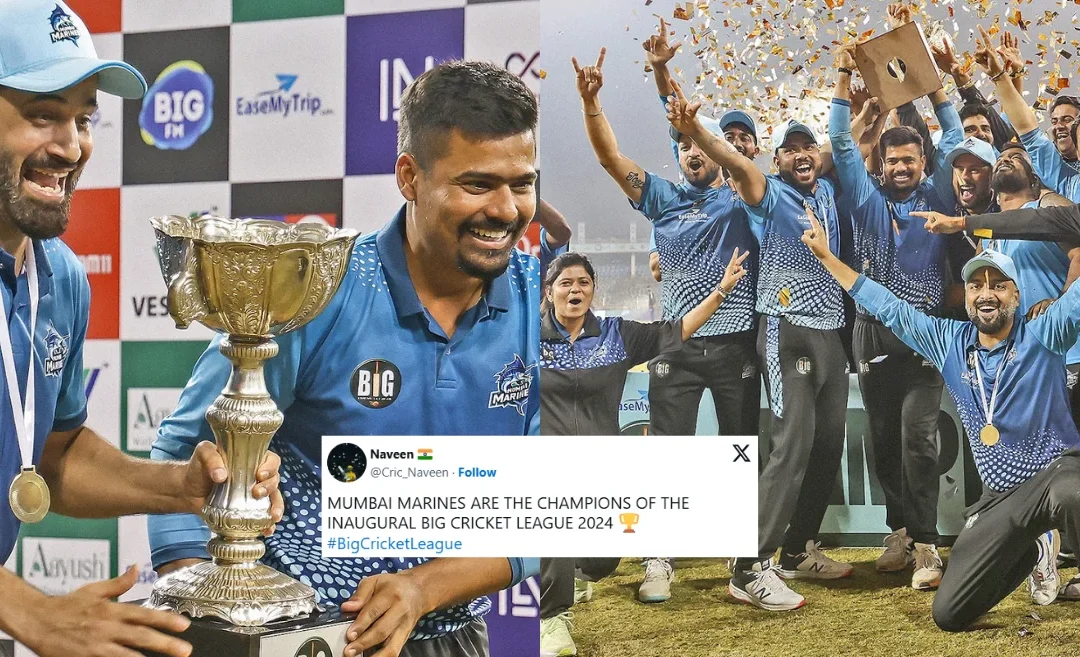 Twitter reactions: Manan Sharma’s all-round brilliance propels Mumbai Marines to victory in the inaugural BCL final