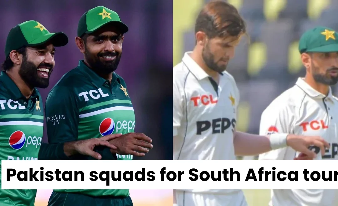 Pakistan announces T20I, ODI and Test squads for South Africa tour; no place for Shaheen Afridi in the longest format