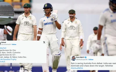 Twitter reactions: Rain drama at Gabba leads to drawn 3rd Test between Australia and India