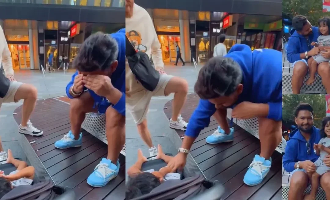 Video of Rishabh Pant’s adorable moment with a young fan in Adelaide goes viral