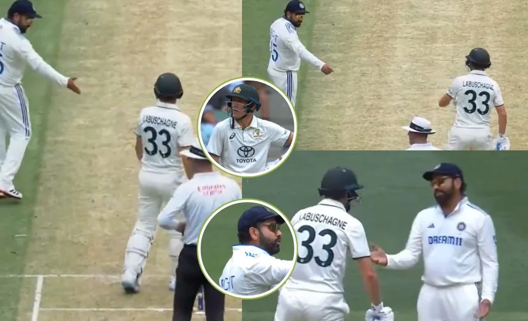 WATCH: Rohit Sharma issues warning to Marnus Labuschagne for running on pitch on Day 1 of the AUS vs IND 4th Test