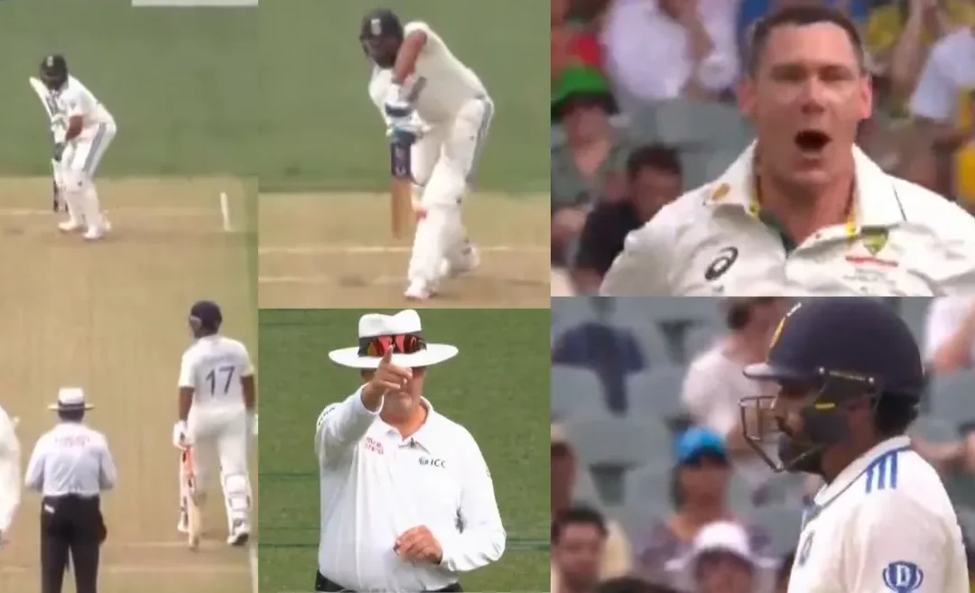 AUS vs IND [WATCH]: Rohit Sharma’s comeback cut short by Scott Boland on Day 1 of the Pink Ball Test