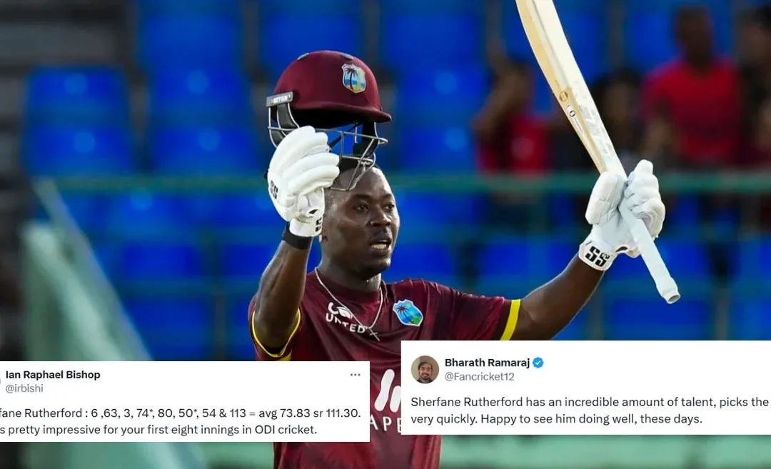 Fans erupt as Sherfane Rutherford’s maiden ODI ton ends West Indies’ 11-game losing streak to Bangladesh