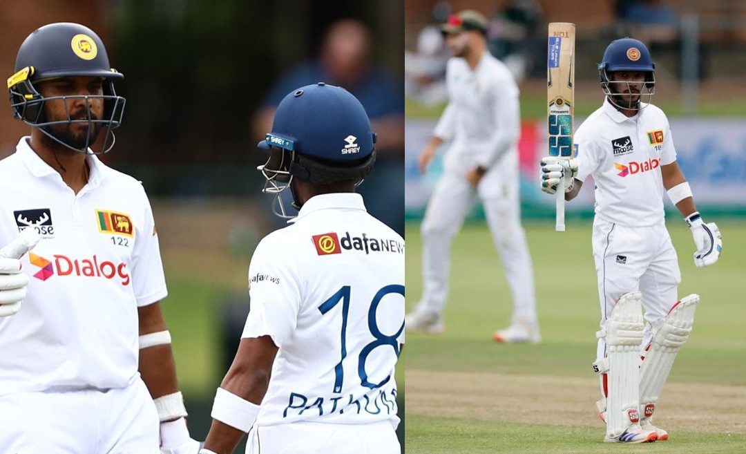 Sri Lanka takes command over South Africa with a solid batting display on Day 2 of the second Test