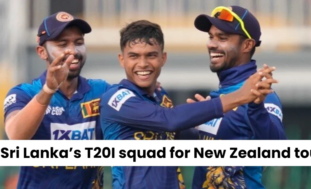 Sri Lanka announces T20I squad for New Zealand tour, no place for Dunith Wellalage