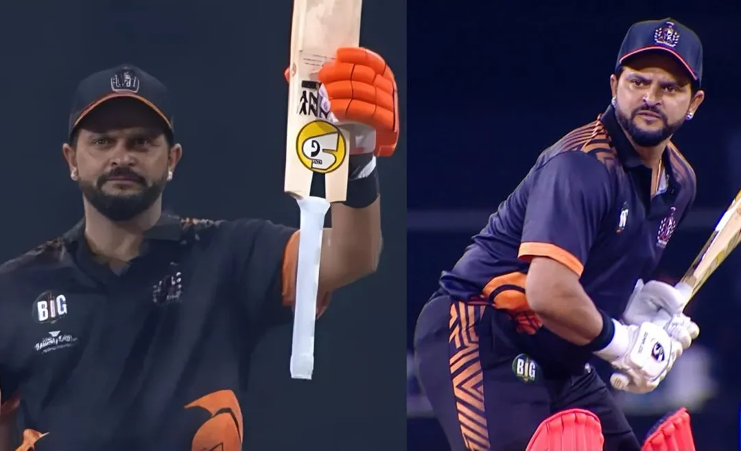 WATCH: Suresh Raina ignites the Big Cricket League 2024 with a dazzling knock