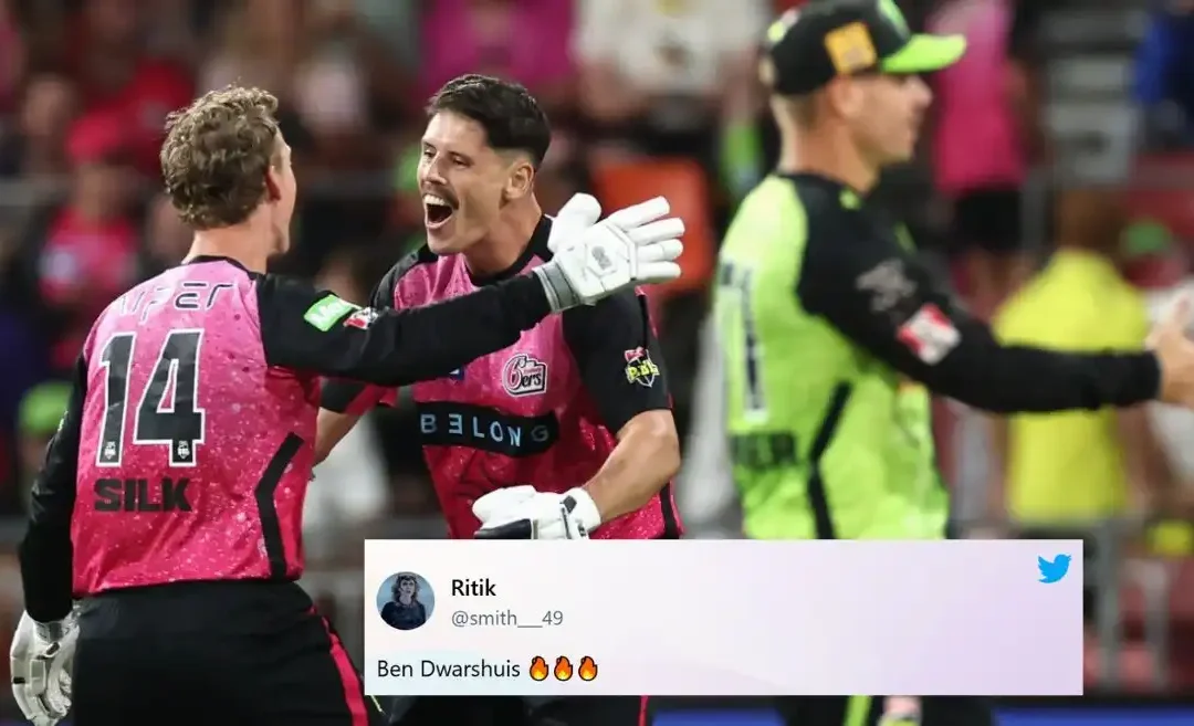 Twitter reactions: Ben Dwarshuis’ all-round heroics propels Sydney Sixers to thrilling win over Syndey Thunder in BBL|14