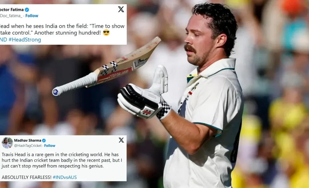 AUS vs IND: Netizens go wild as Travis Head hits a spectacular century on Day 2 of the Adelaide Test