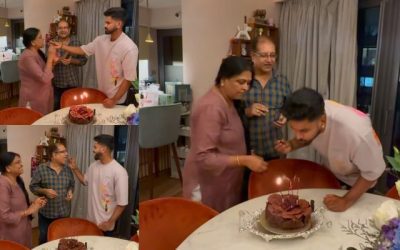 Cake काटने के दौरान Shreyas Iyer ने की ‘मजेदार’ गलती, जिसके बाद हंसने लगे उनके घरवाले