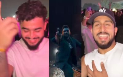 Karan Aujla के Concert में पहुंचे Umran Malik, तो रियान पराग ने भी किया जमकर डांस