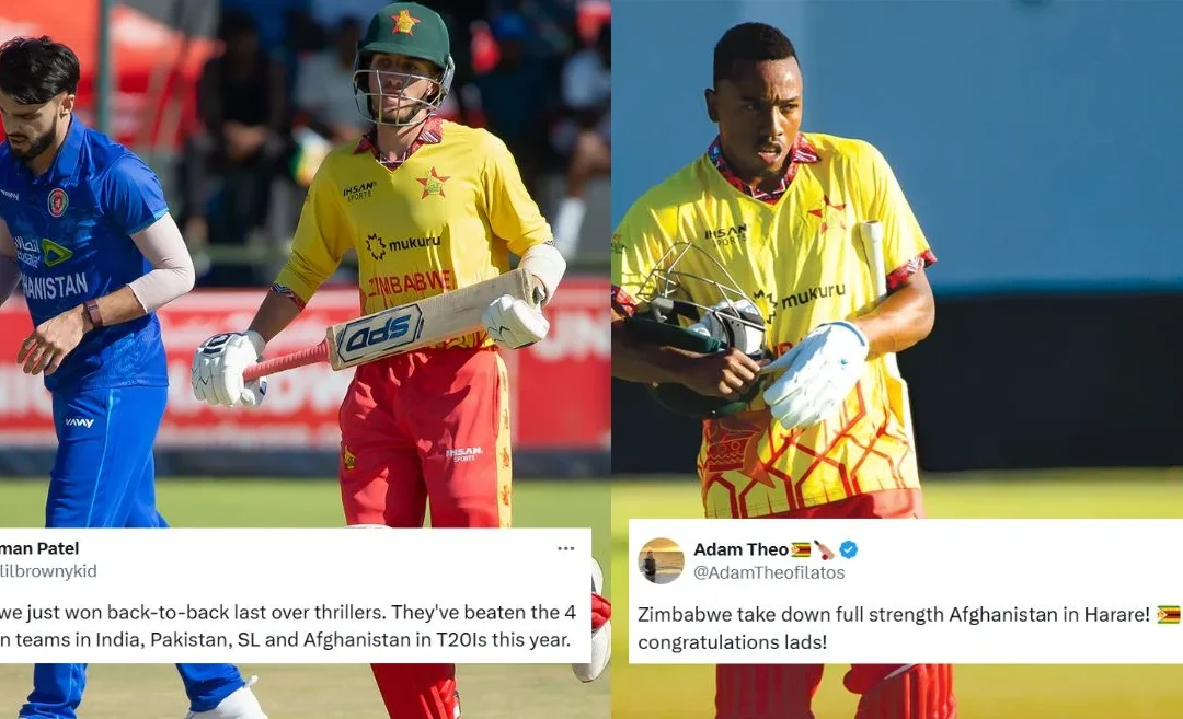 Twitter reactions: Zimbabwe stuns Afghanistan in a last-ball thriller to win the 1st T20I