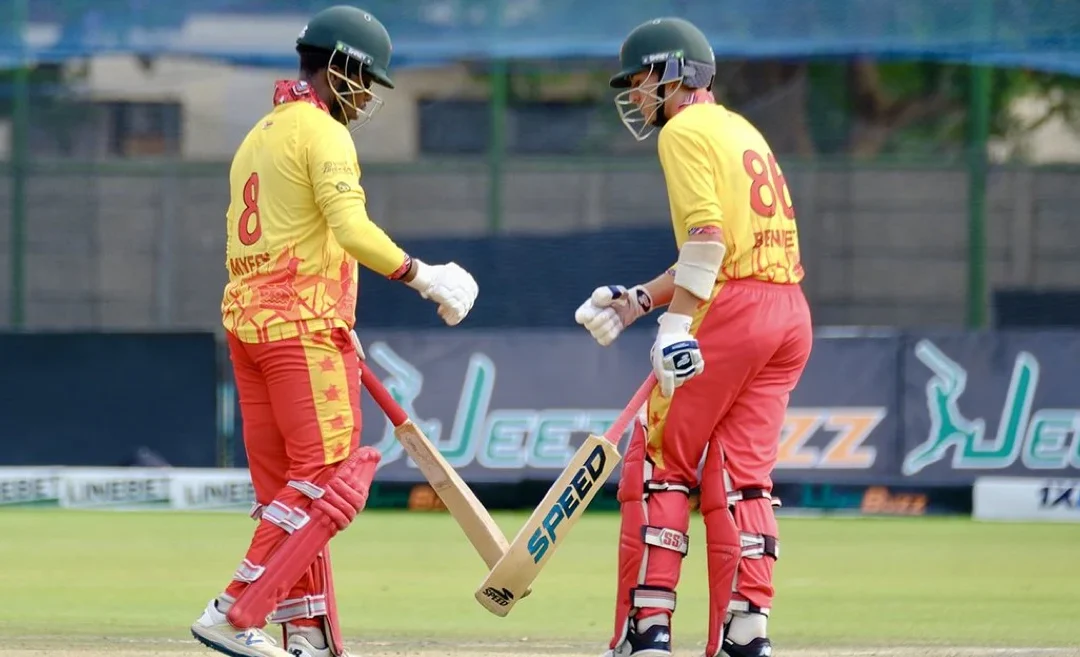 Brian Bennett guides Zimbabwe to a consolation win over Pakistan in the 3rd T20I