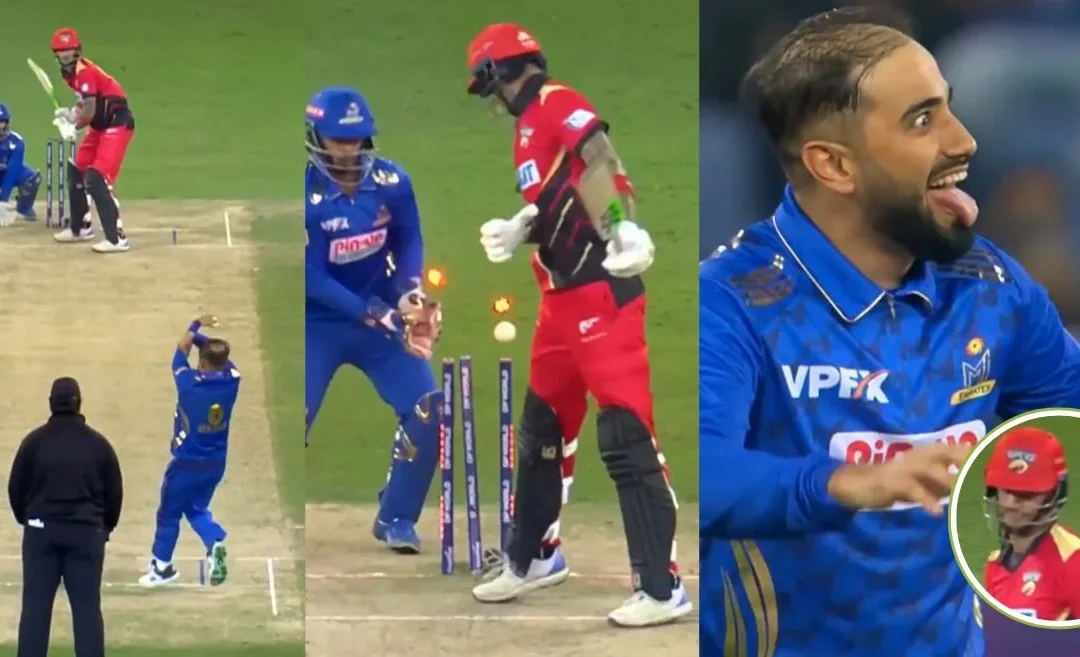 WATCH: Waqar Salamkheil cleans up Alex Hales with a peach of a delivery in the ILT20 2025