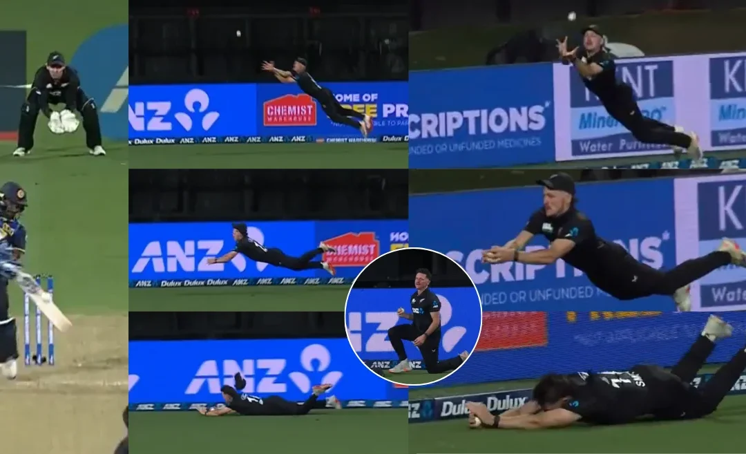 WATCH: Nathan Smith plucks a screamer to dismiss Eshan Malinga in NZ vs SL 2nd ODI