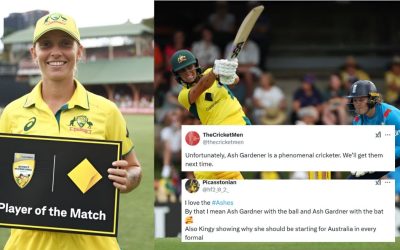Twitter reactions: Ashleigh Gardner steers Australia to victory against England in 1st ODI | Women’s Ashes 2025
