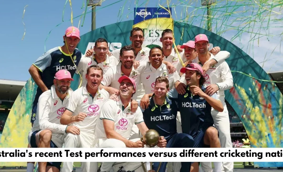 Here’s how Australia have performed against each cricketing nation in their recent Test encounters