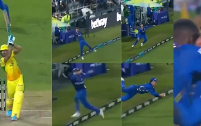 WATCH: Dewald Brevis takes a brilliant catch at the boundary to remove Faf du Plessis in SA20 2025