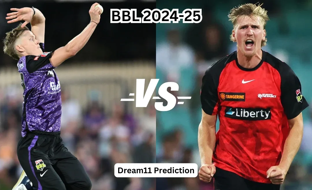 HUR vs REN, BBL|14: Match Prediction, Dream11 Team, Fantasy Tips & Pitch Report | Hobart Hurricanes vs Melbourne Renegades