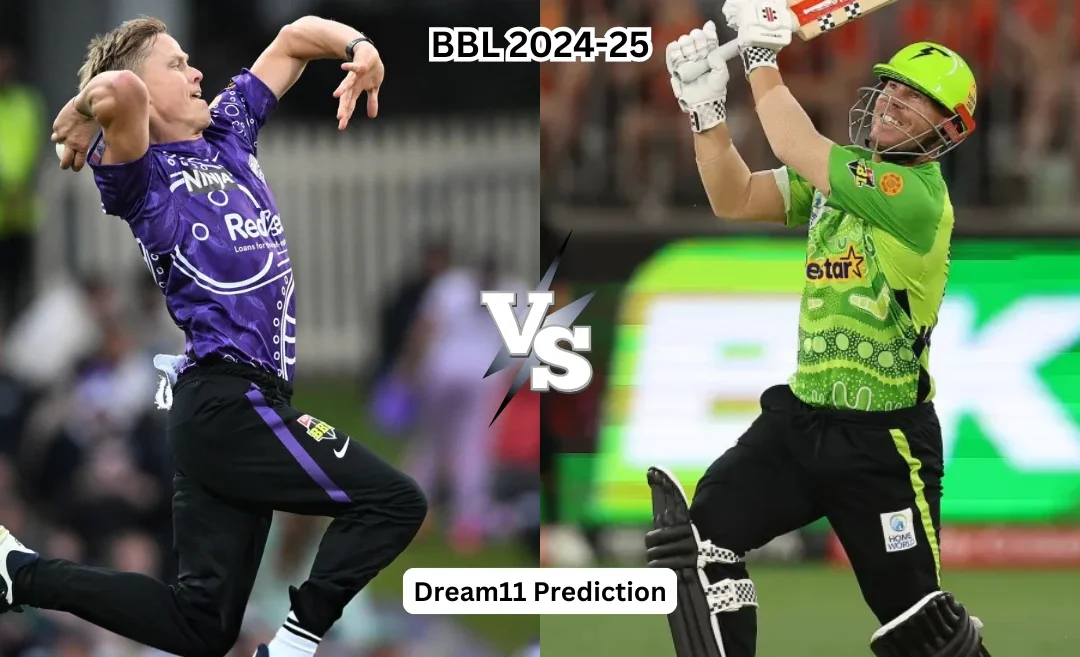 HUR vs THU, BBL|14: Match Prediction, Dream11 Team, Fantasy Cricket Tips & Pitch Report | Hobart Hurricanes vs Sydney Thunder