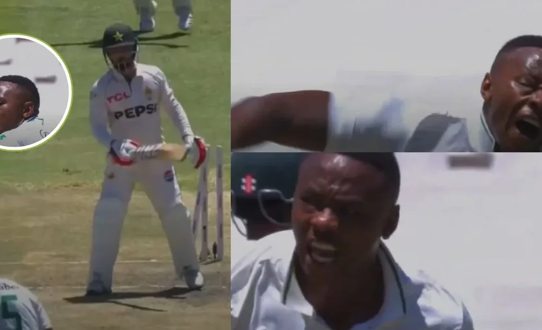 WATCH: Kagiso Rabada gives an aggressive send-off to Kamran Ghulam during SA vs PAK 2nd Test