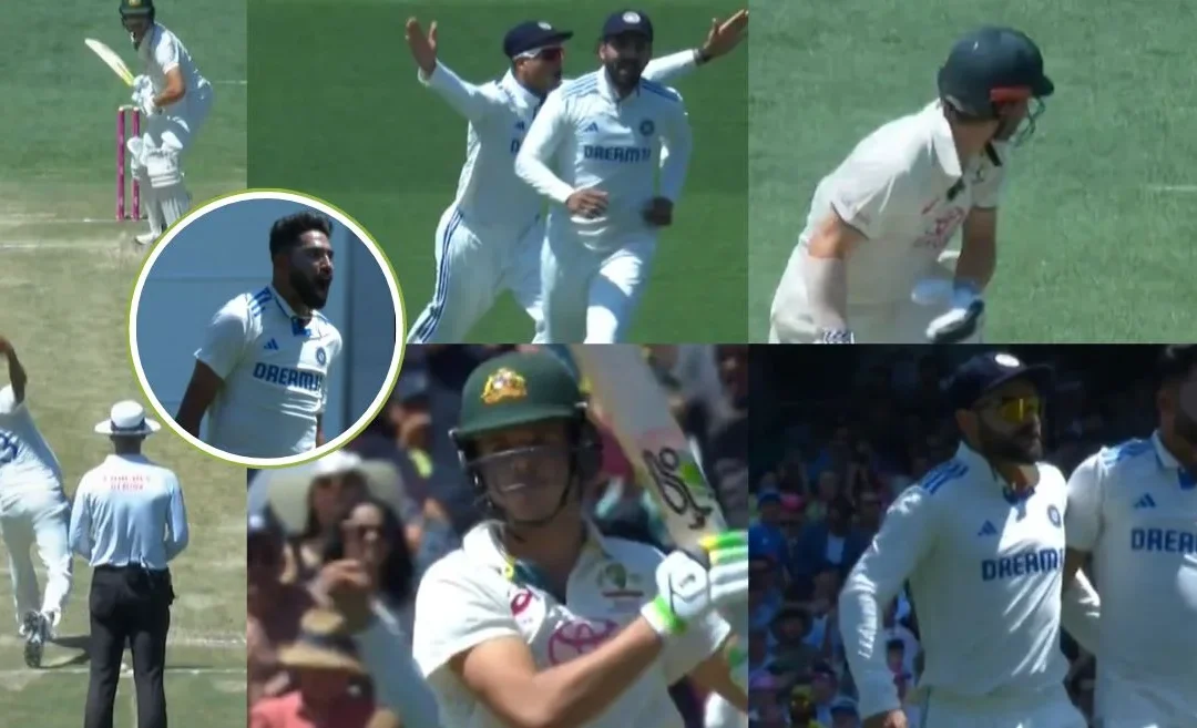 AUS vs IND [WATCH]: Mohammed Siraj stuns Australia by removing Sam Konstas and Travis Head in the same over on Day 2 of SCG Test