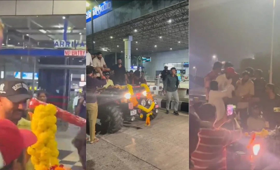 WATCH: Nitish Kumar Reddy receives a grand welcome upon his return to India after heroics in BGT 2024-25 against Australia