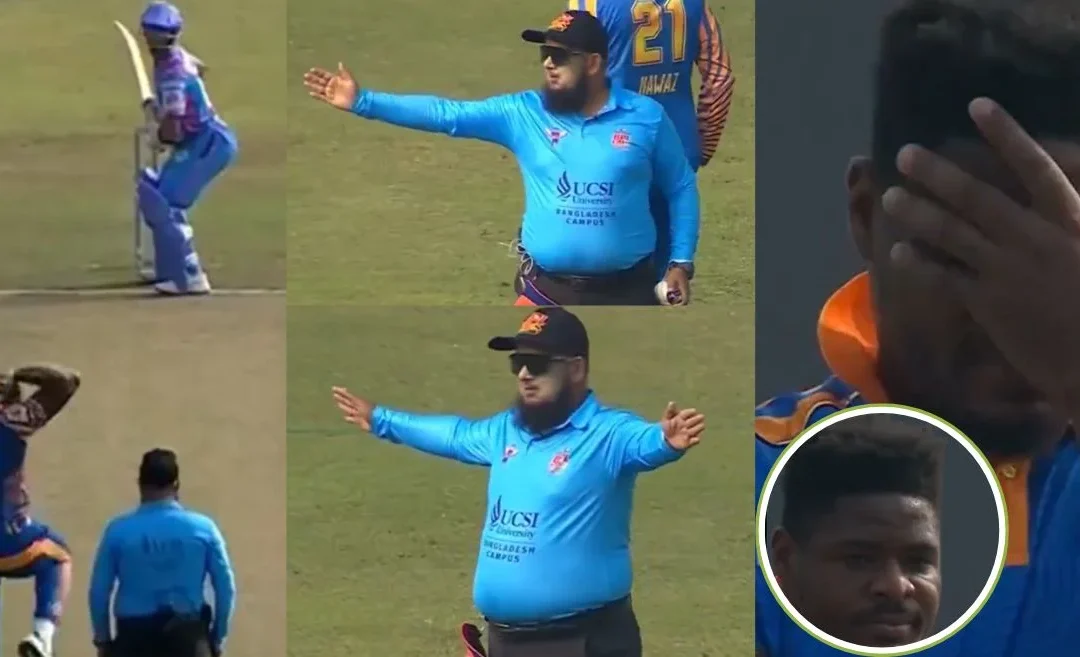 WATCH: Oshane Thomas concedes 15 runs off a single delivery during BPL 2024-25