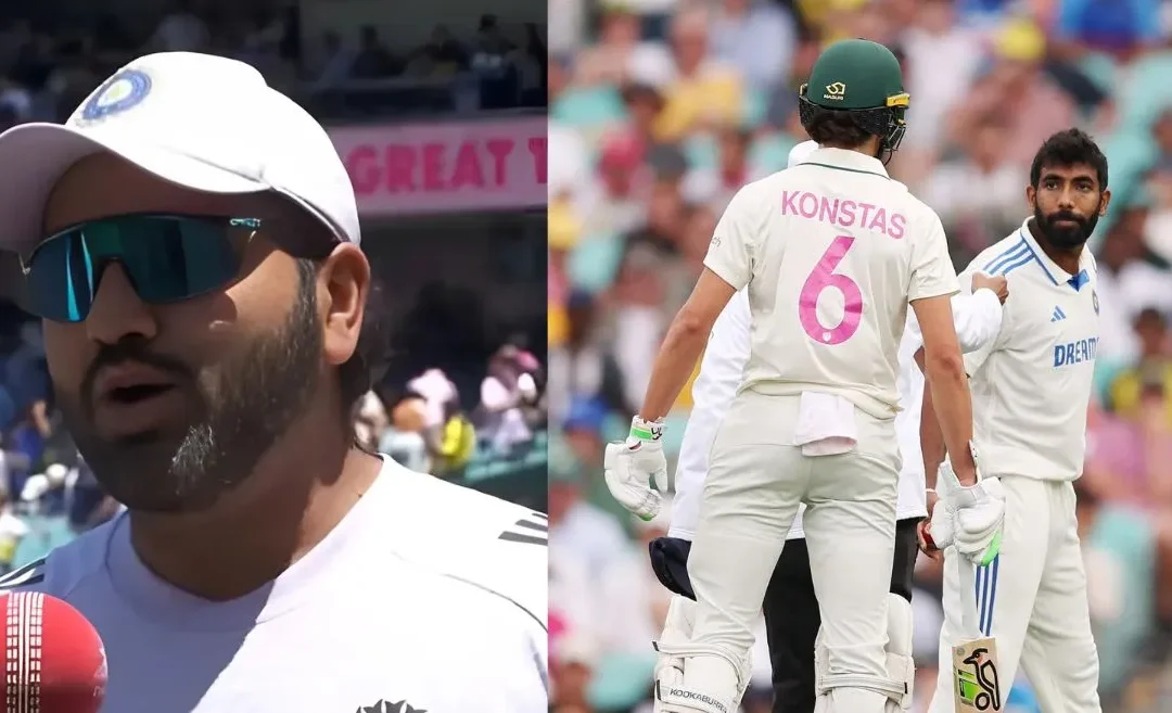 “Ungli karte rahoge toh…” Rohit Sharma’s stern warning to Sam Konstas after a heated Jasprit Bumrah exchange in the SCG Test – AUS vs IND