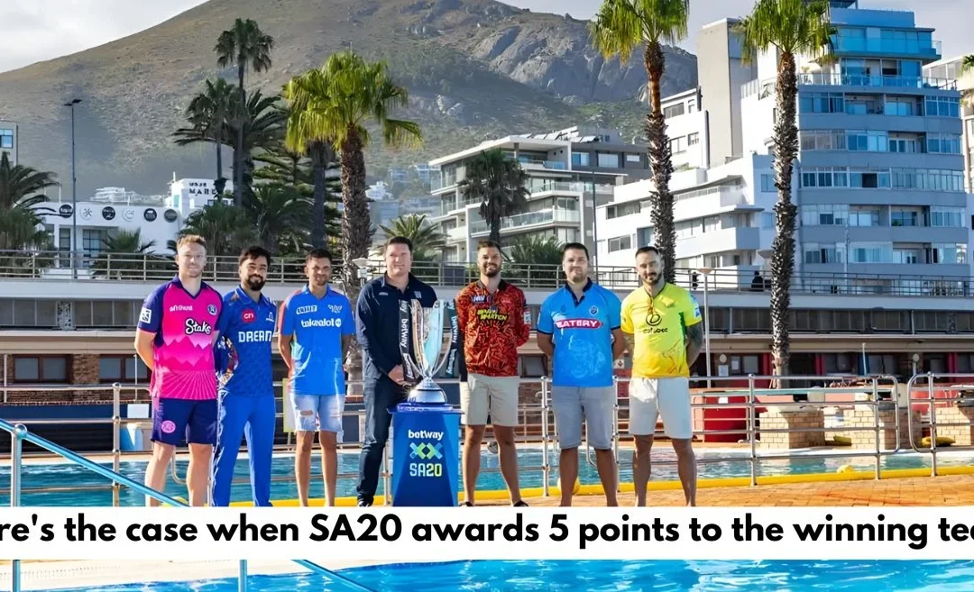 Here’s the case when SA20 awards 5 points to the winning team