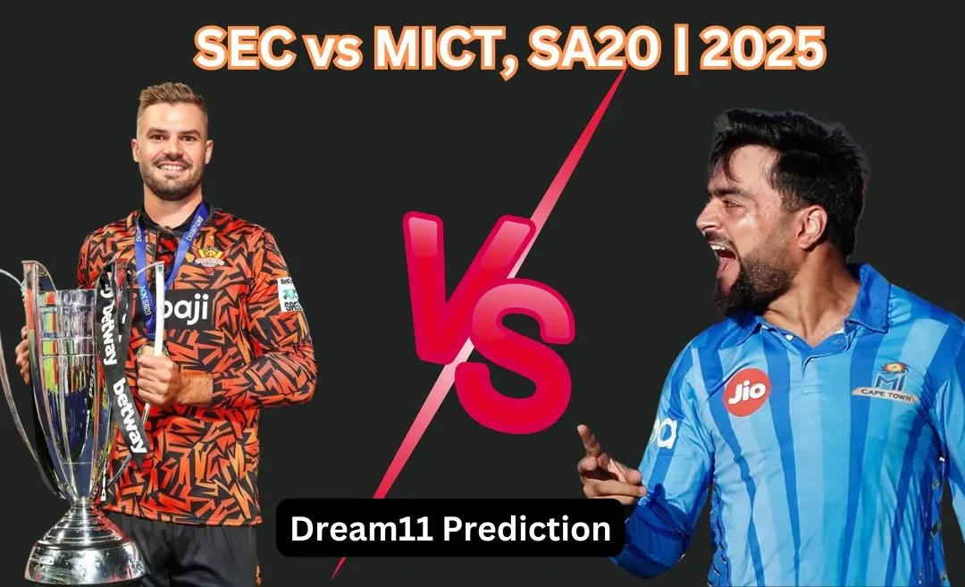 SEC vs MICT, SA20 2025: Match Prediction, Dream11 Team, Fantasy Cricket Tips & Pitch Report | Sunrisers Eastern Cape vs MI Cape Town