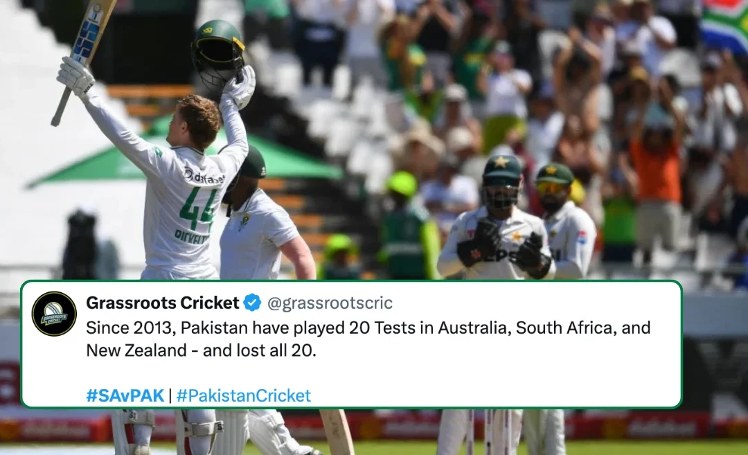 Fans go berserk as South Africa annihilates Pakistan in Cape Town Test, sealing the series 2-0