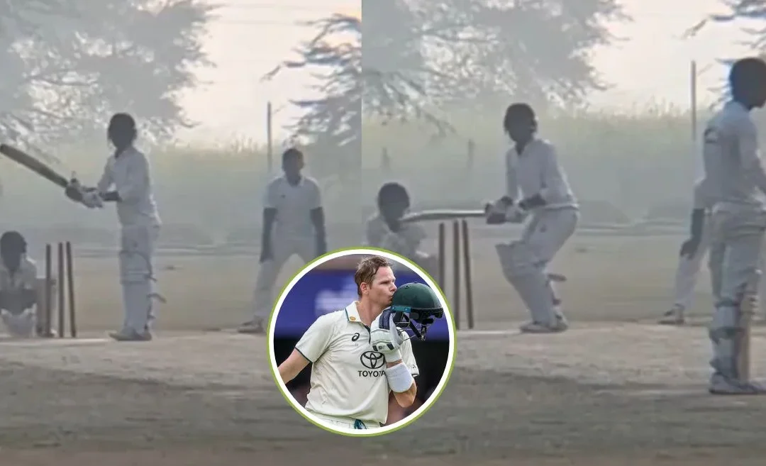 WATCH: Young Indian cricketer imitates Aussie great Steve Smith with astonishing accuracy