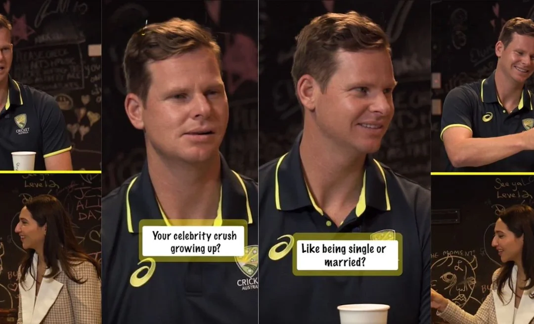 Steve Smith reveals his life beyond cricket with some crazy picks in a fun session with Sahiba Bali