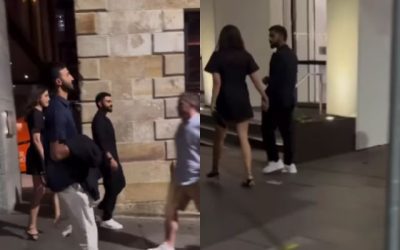 हाथों में डाले हाथ और दोनों के बीच इतना प्यार, आप भी देखो Virat Kohli और अनुष्का भाभी का ये वीडियो