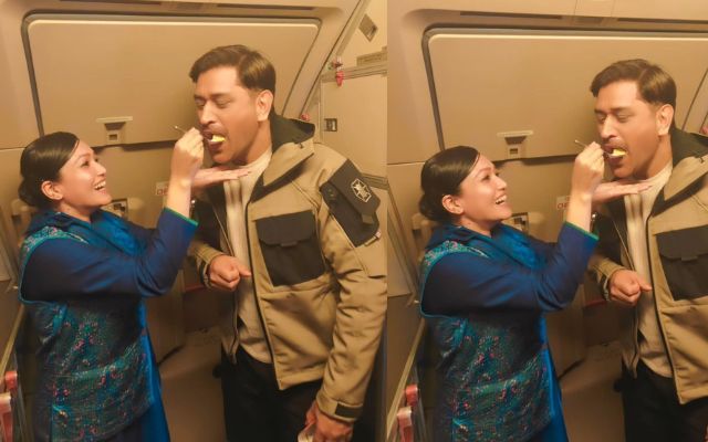 आपने अभी तक नहीं देखी क्या Dhoni की ये सुपर वायरल तस्वीर, Air Hostess के तो होश उड़ गए थे