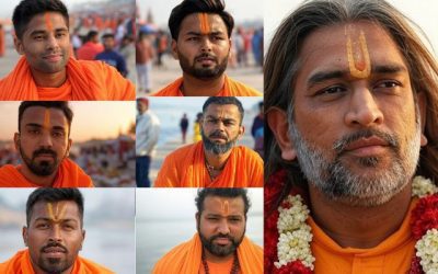 Team India के खिलाड़ी पहुंच गए हैं महाकुंभ में, तस्वीरें देख दिमाग घूम जाएगा आप लोगों का