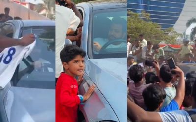 स्टेडियम के बाहर क्रेजी हो गए थे कई सारे फैन्स, Rohit Sharma की कार को लिया था घेर