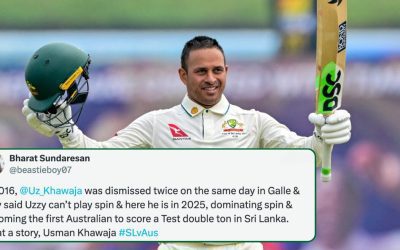SL vs AUS 2025: Netizens go berserk as Usman Khawaja smashes double ton against Sri Lanka in 1st Test