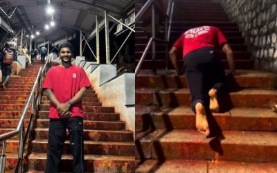 Video: शानदार डेब्यू के बाद तिरुपति पहुंचे नीतीश रेड्डी, घुटनों के बल चढ़ी मंदिर की सीढ़ियां