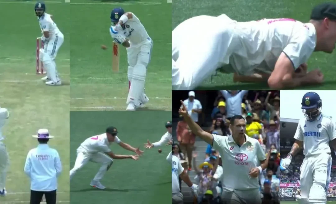 AUS vs IND [WATCH]: Virat Kohli once again exposed as Scott Boland strikes with a classic delivery on Day 1 of the SCG Test