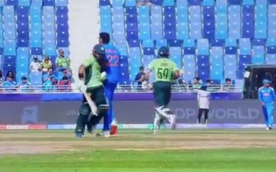 IND vs PAK: भारत-पाक मैच में मोहम्मद रिजवान और हर्षित राणा के बीच हुई जबरदस्त टक्कर, आप भी देखें वीडियो