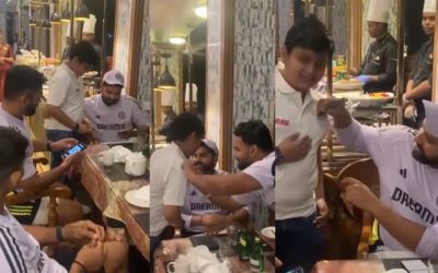 एक छोटू फैन का सपना हुआ पूरा, Team India के खिलाड़ियों ने दिखाया बड़ा दिल