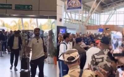 अरे, अरे! ये सुरक्षा घेरा तोड़कर किसको गले लगाया टीम इंडिया के बल्लेबाज Virat Kohli ने