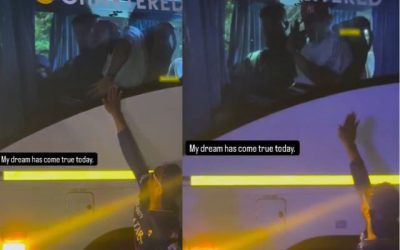 टीम इंडिया की बस के पीछे लगा क्रेजी फैन, RCB की जर्सी पहनकर पहुंचा Virat Kohli से मिलने