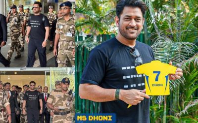 भारी सुरक्षा के बीच चेन्नई एयरपोर्ट से बाहर आए MS Dhoni, अब IPL 2025 के लिए खुद को करेंगे तैयार