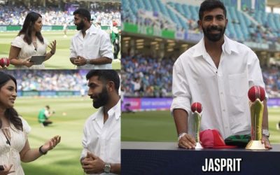 वाइफ Sanjana को दिया Jasprit Bumrah ने खास इंटरव्यू, अपने ICC Awards को लेकर की गेंदबाज ने बात
