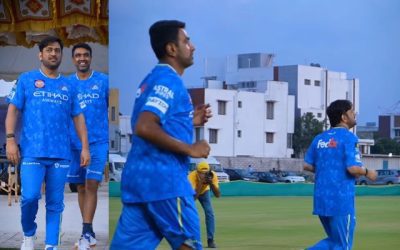 लंबे समय बाद साथ नजर आए MS Dhoni और Ashwin, वीडियो देख फैन्स का बन गया दिन